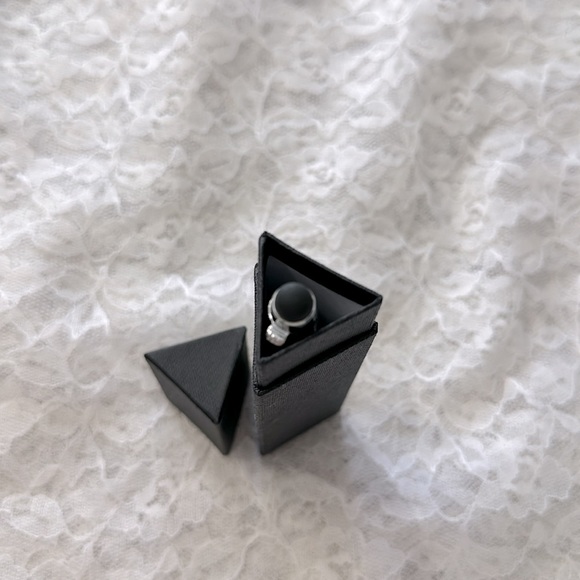 NIB JORG GRAY BLACK AND CHROME STYLUS PEN BLACK INK - Picture 3 of 3